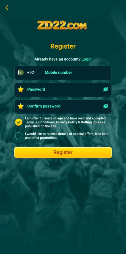 ZD22 Game Register